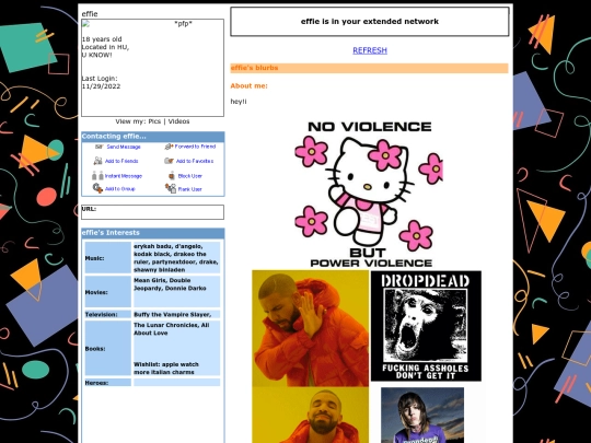 aboutme screenshot