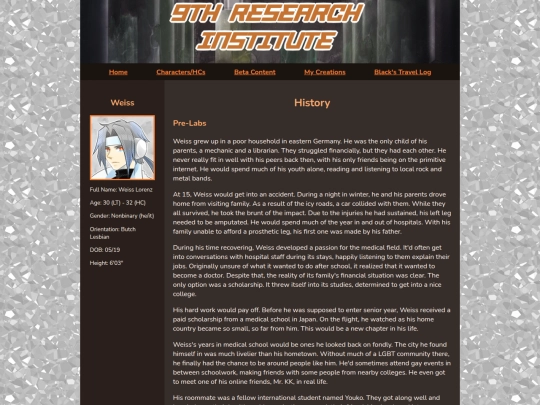 weiss screenshot