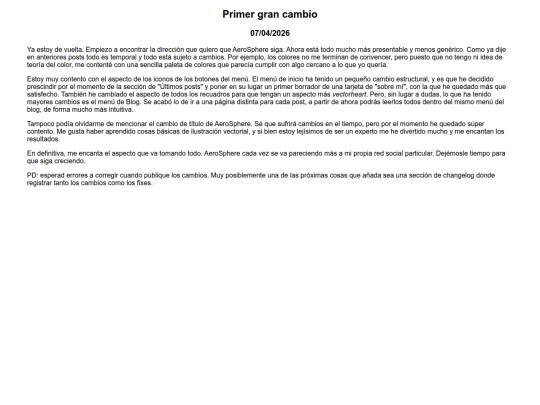 blog/PrimerGranCambio screenshot
