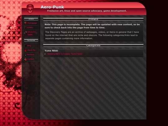 aero-punk/discovery-pages-home-legacy screenshot