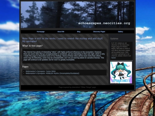 aero-punk/discovery-pages-homepage screenshot
