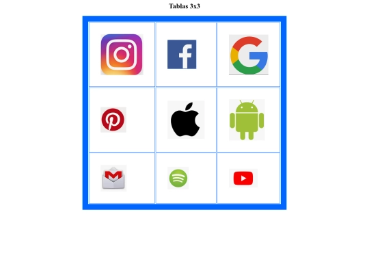 tablas3x3 screenshot