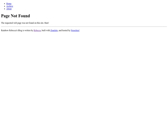 blog/not_found screenshot