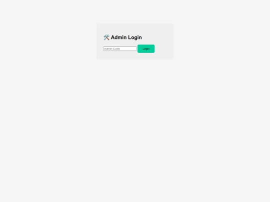 admin screenshot