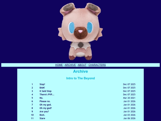 archive screenshot