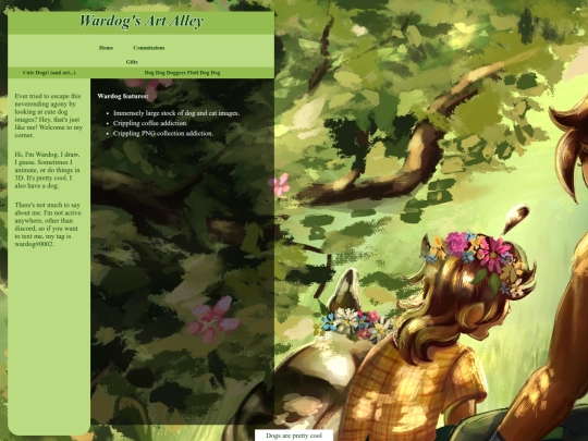 oldhomepage screenshot