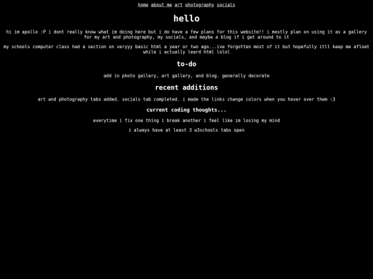 index screenshot