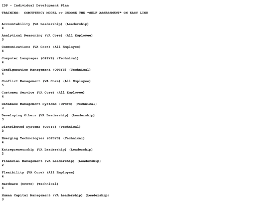 sub/job-idp-competency-questionaire screenshot
