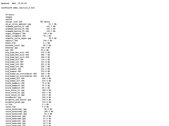 sub/list_f_webs screenshot