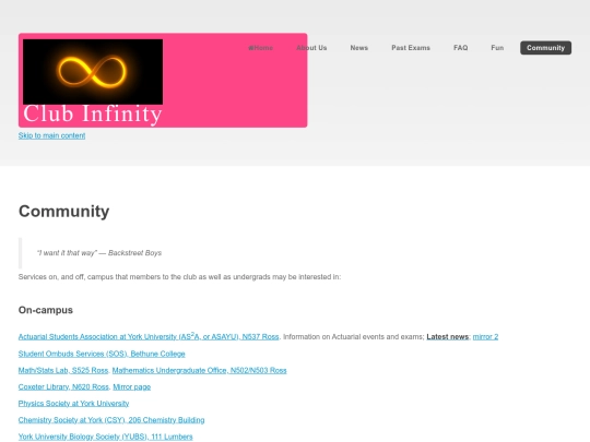 community screenshot