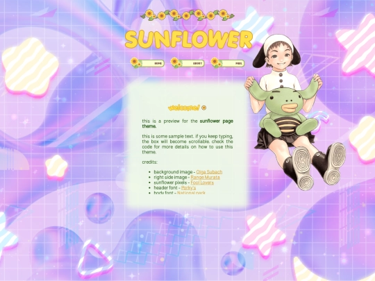 sunflowertest screenshot