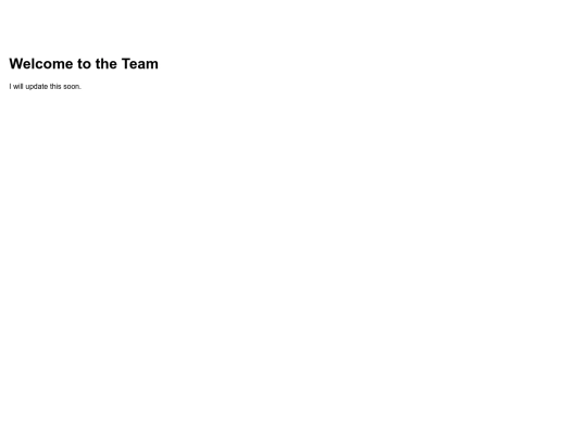 team screenshot