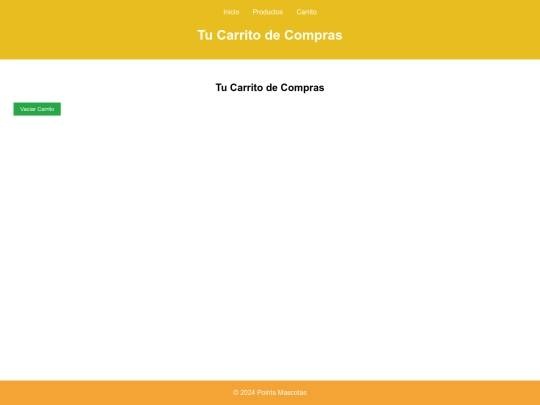 tienda-mascotas/cart screenshot