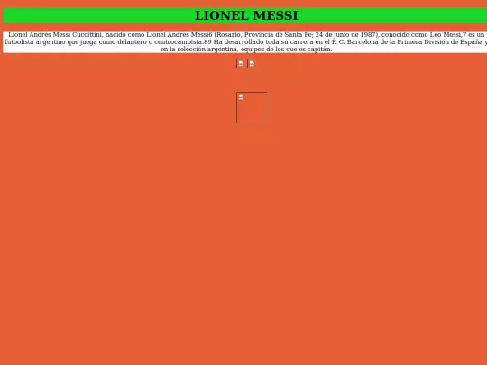 enlaces/lionelmessi screenshot