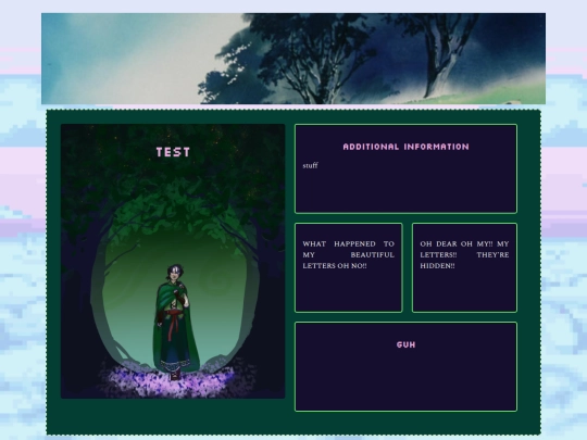 characterpage screenshot