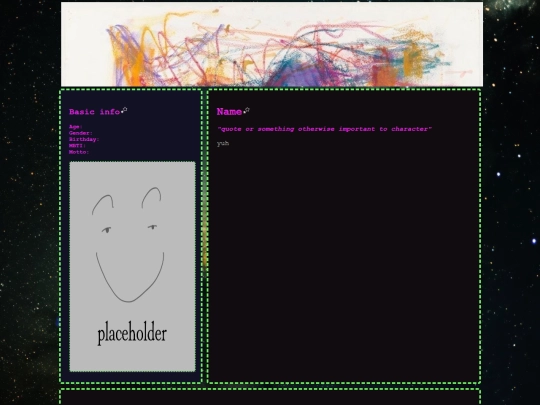 characterpagebase screenshot