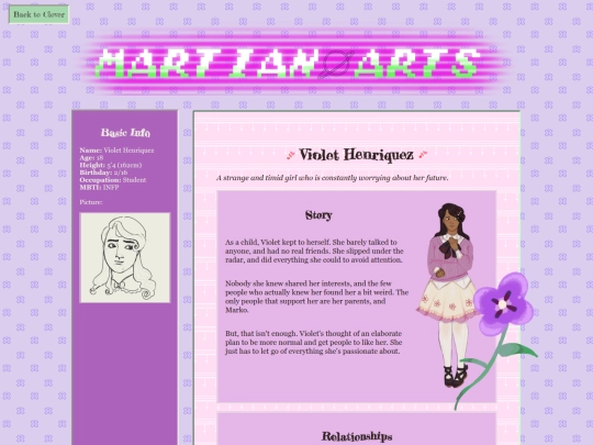 violet screenshot