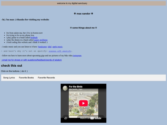 index screenshot