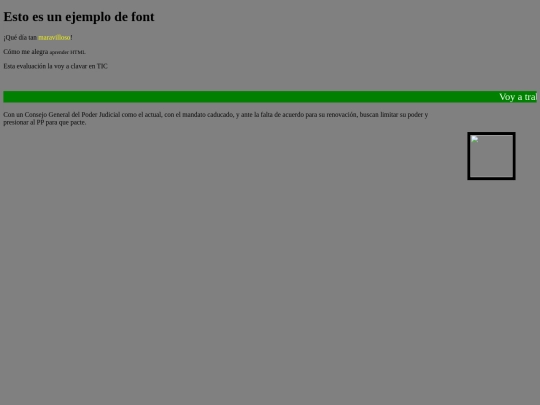 Ejercicio Font/Font screenshot