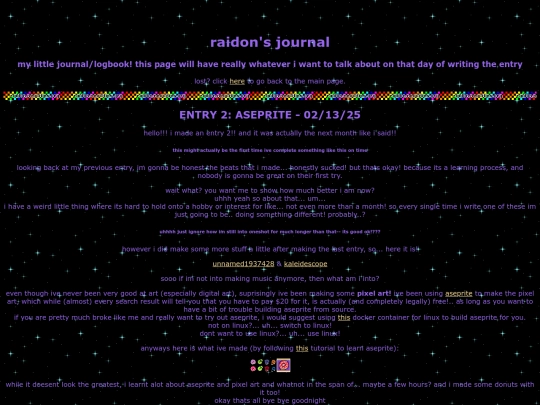 journal screenshot