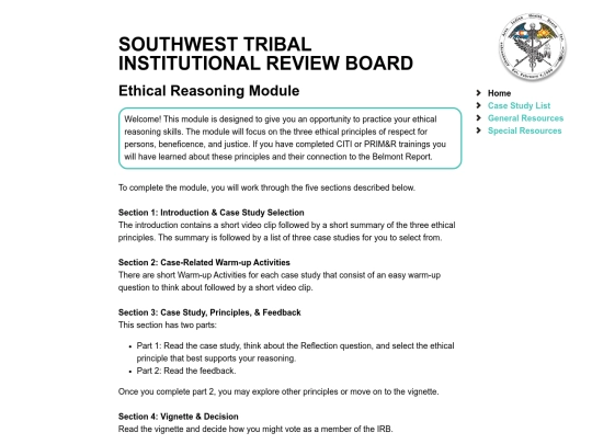 SWTIRBEthicalReasoningModule screenshot