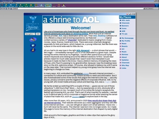 aol screenshot