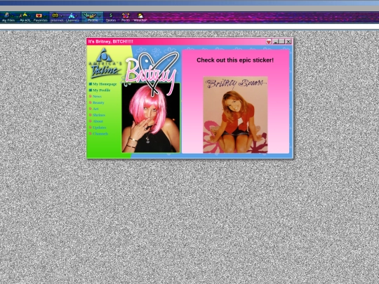 britney/sticker screenshot