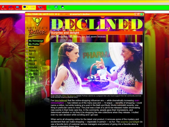declined/surprise-and-delight screenshot