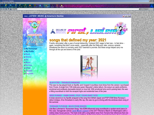 music/2021-songs screenshot