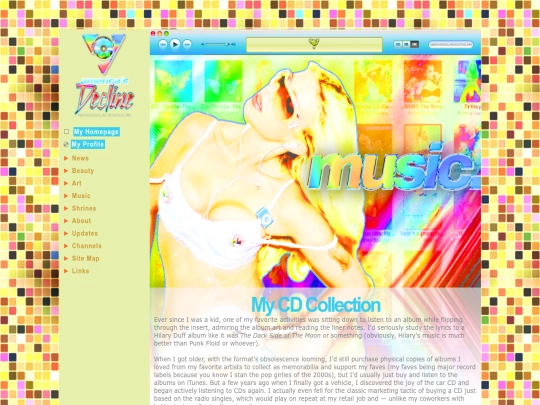music/cd-collection screenshot