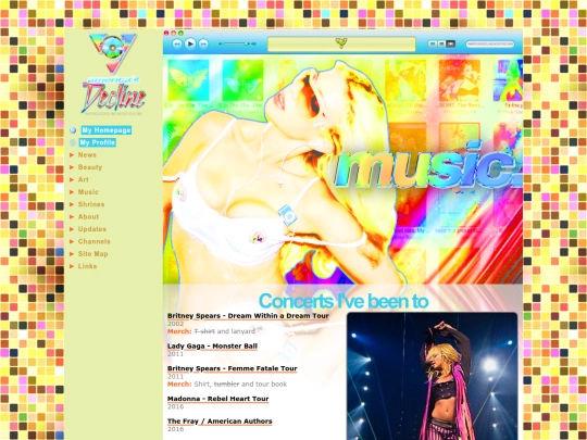 music/concerts screenshot