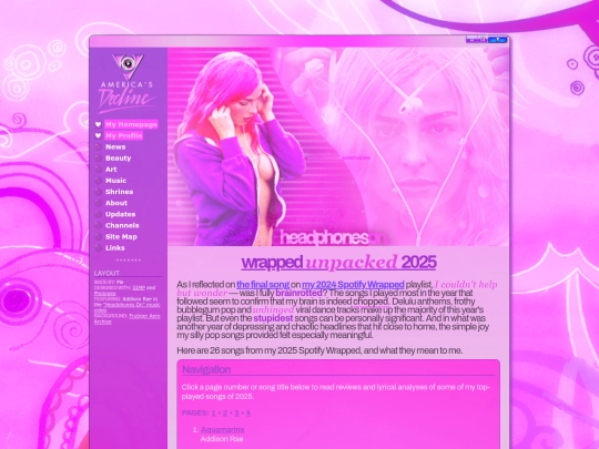 music/wrapped25 screenshot