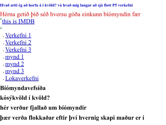 index screenshot