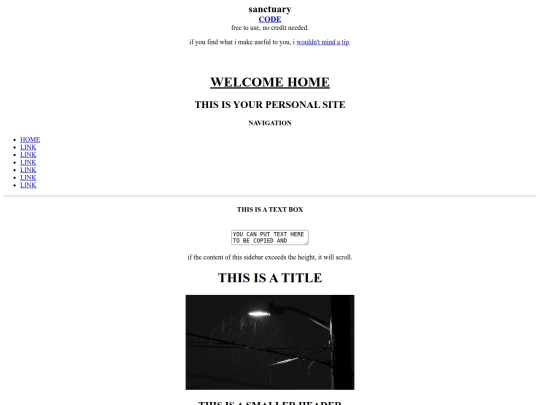 index screenshot
