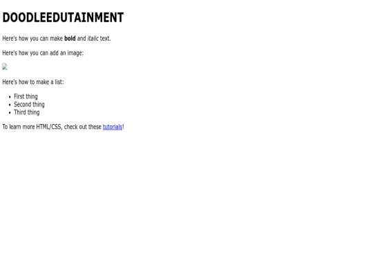 index screenshot