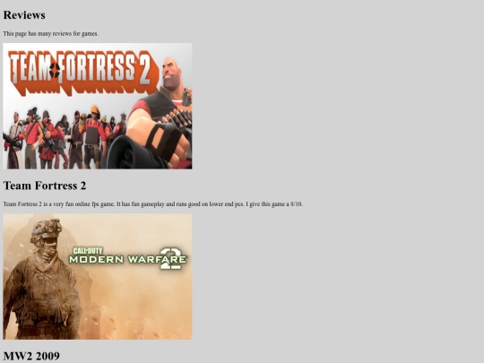 reviews screenshot