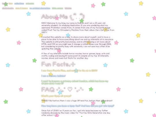 aboutme screenshot