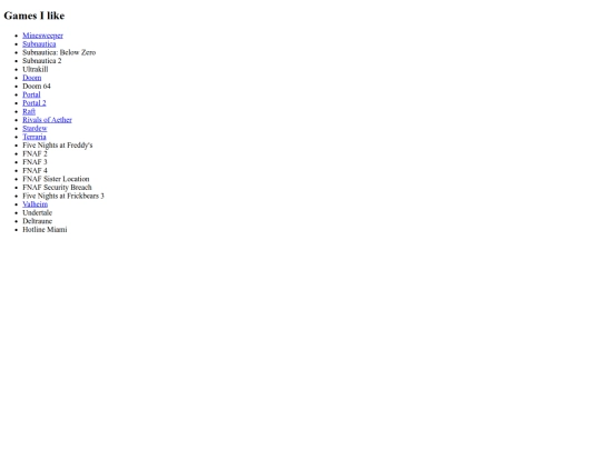 pages/games screenshot