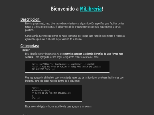 index screenshot