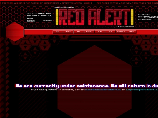 maintenance screenshot
