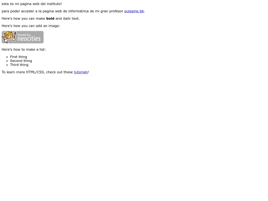 index screenshot