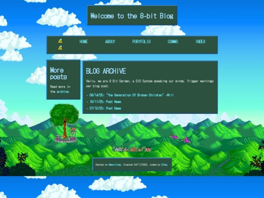 blog/blogarchive screenshot