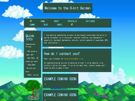 commissions screenshot