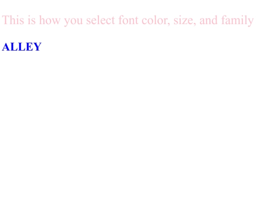 JavaScriptTutorials/HowToFontStyles screenshot