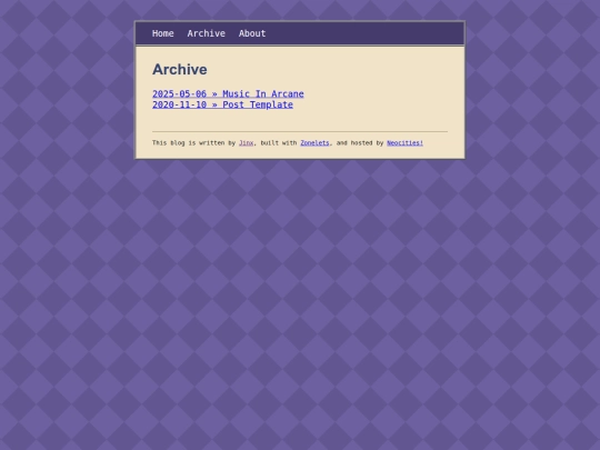 archive screenshot