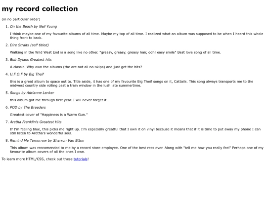 recordcollection screenshot