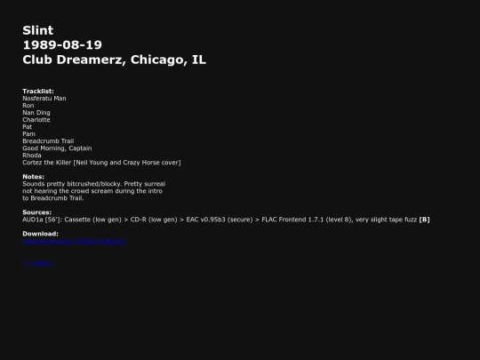 slint/1989-08-19 screenshot