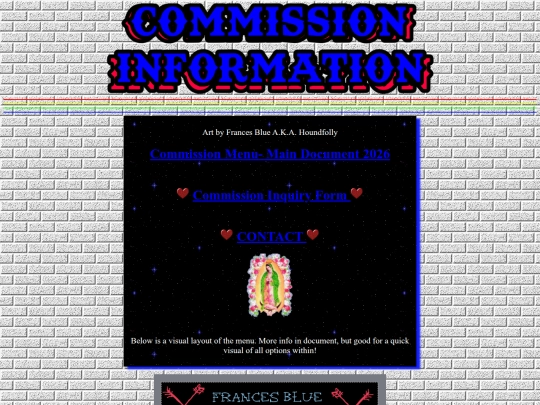 pages/CommissionInfo screenshot