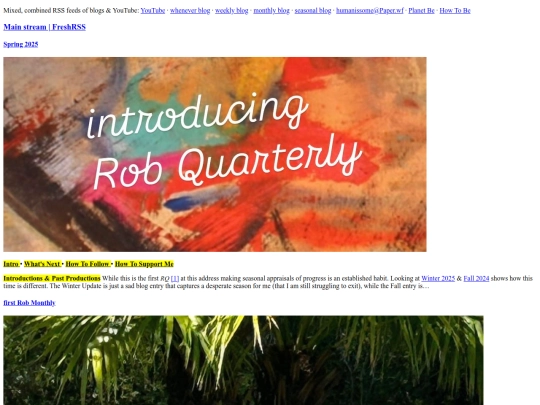 blogfeed screenshot