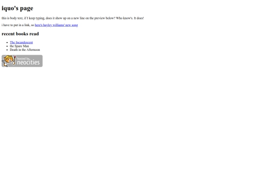 index screenshot